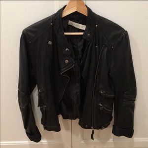 Zara leather jacket
